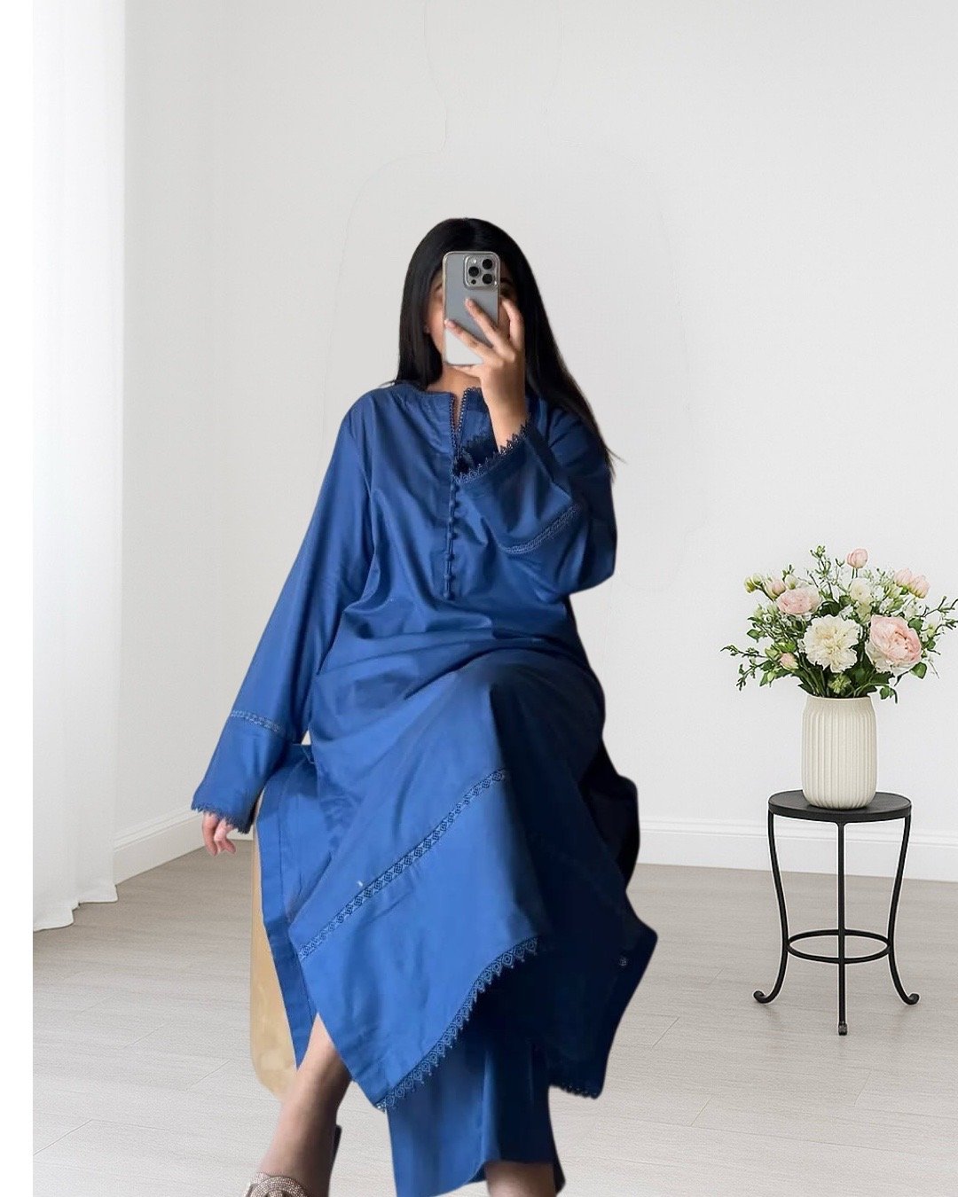 Zinc Lawn 2-Piece Long Shirt & Trouser - Image 2